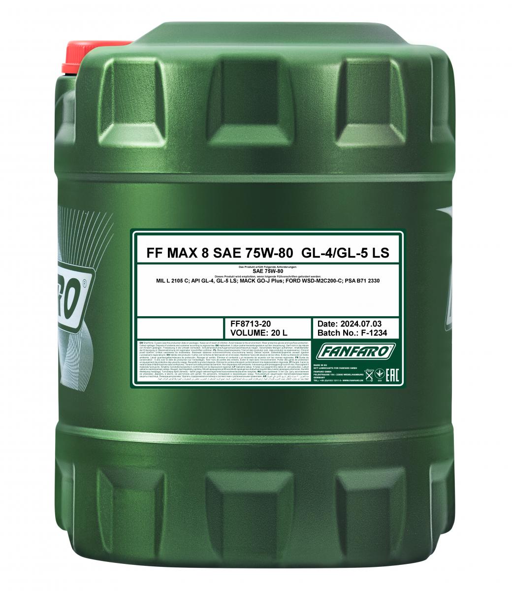 FF MAX 8 SAE 75W-80 GL-4/GL-5 LS